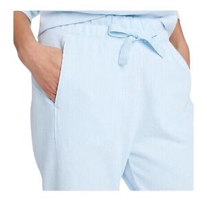 NWT All in Motion Womens High Rise Cozy Ribbed Pants Drawstring Waist Size Large